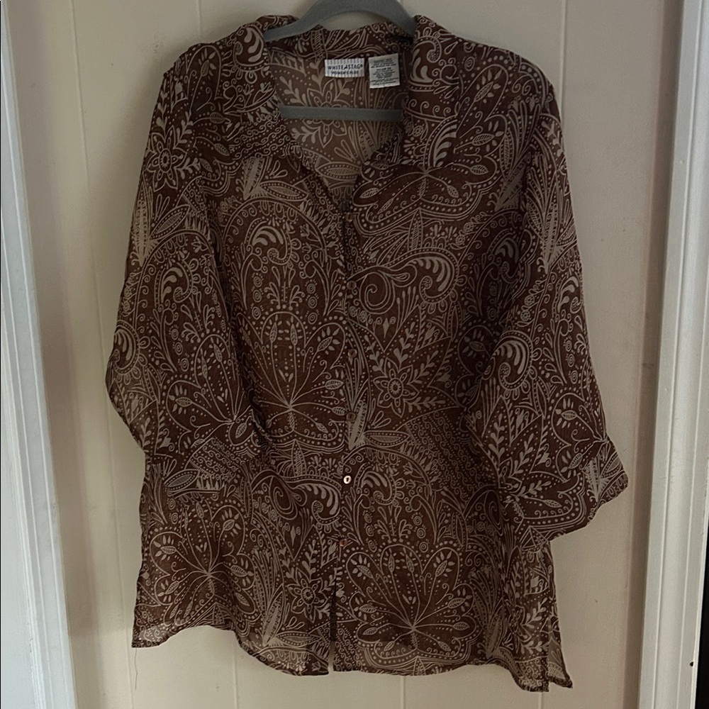 White Stag Sheer Top